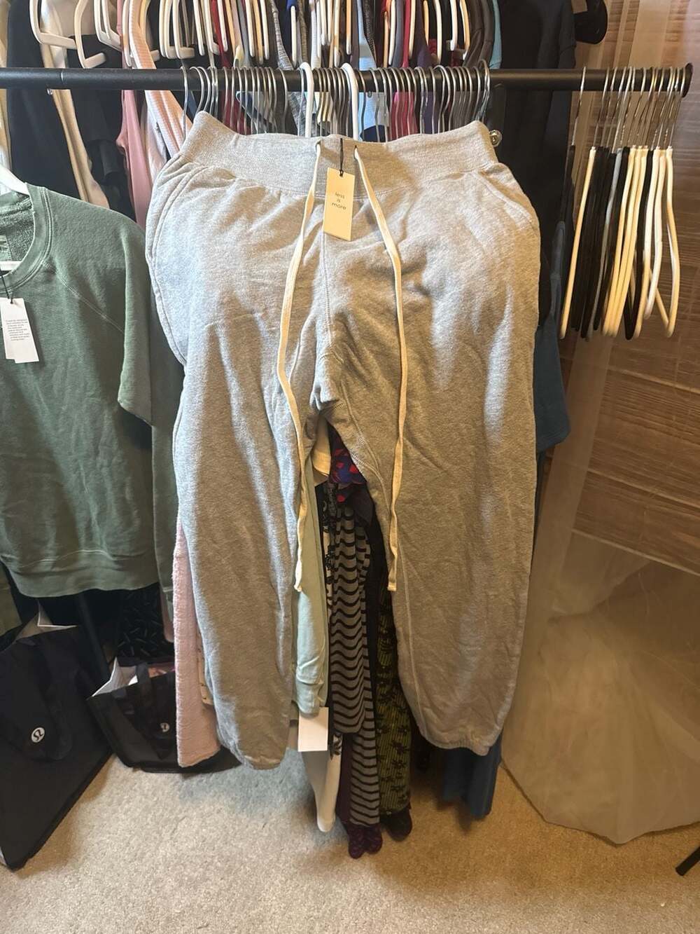 Unsubscribed Kina Heather Fleece Grey Jogger Sweatpants